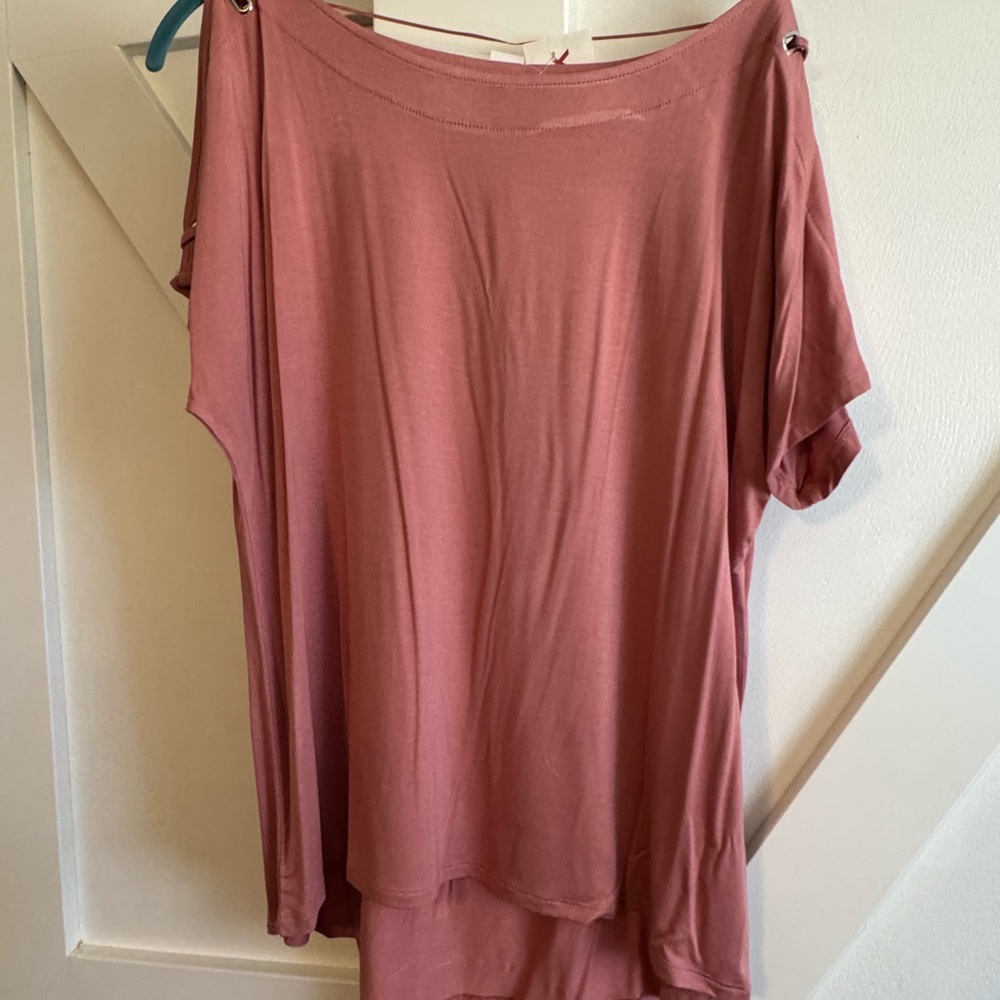 Cable & Gauge Dusty Rose Top